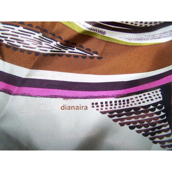 Dianaira Silk Scarf Wrap Cape 80" x22" Paisley Print - Picture 4 of 8